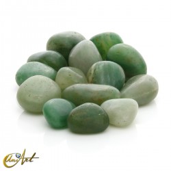 Green aventurine - 200 grams of tumbled stones
