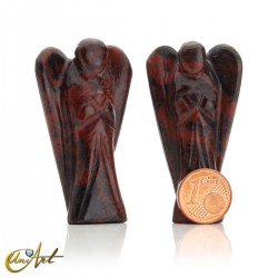 Angel of money of mahogany obsidian, represents the Archangel Uriel