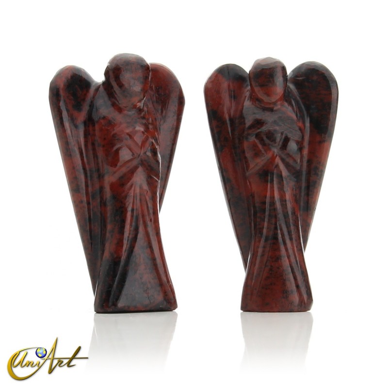 Angel of money of mahogany obsidian represents the Archangel Uriel