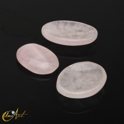 Worry Stones: Stress-relieving stones - rose quartz