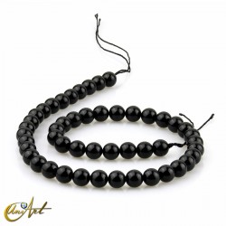 8 mm Black tourmaline beads