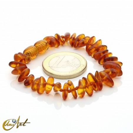 Small Baltic Amber Chip Bracelet