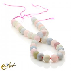 Multicolored Beryl 10 mm beads