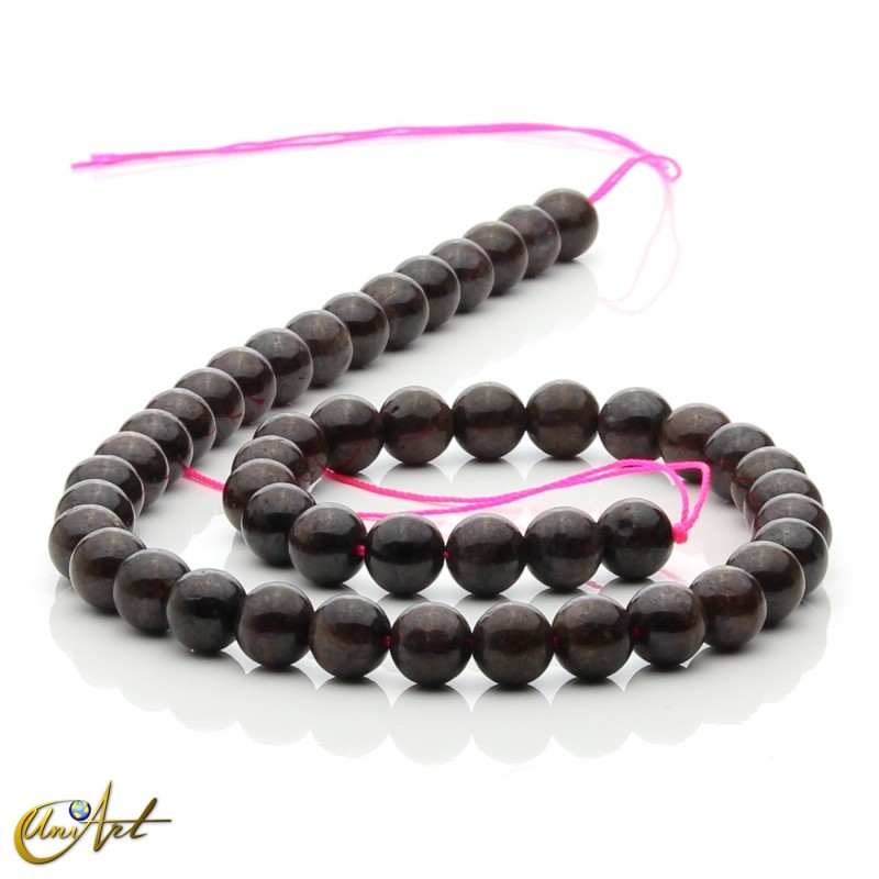 Cuentas de Granate 8 mm