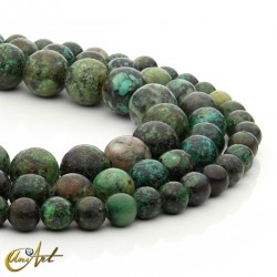 African natural turquoise round beads