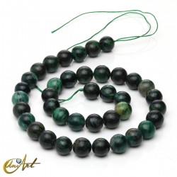 Natural 10 mm emerald round beads