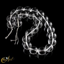 16 mm Crystal quartz round beads