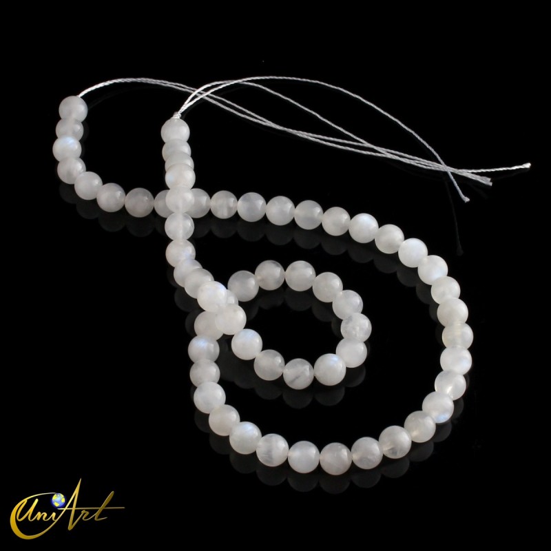 6 mm Natural moonstone round beads