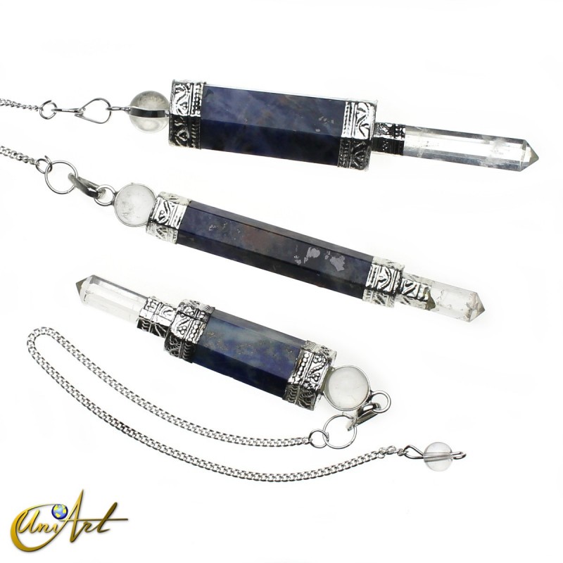 Healing wand sodalite pendulum