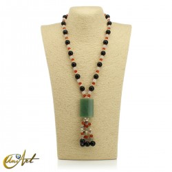Necklace with natural stones  - model 2