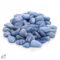 Blue Quartz tumbled stones in packet of 200 grs