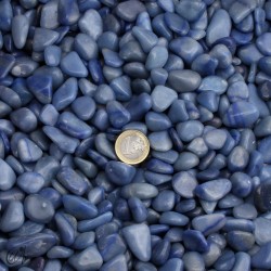 Blue Quartz tumbled stones