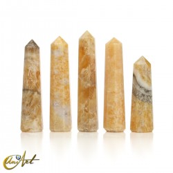 Eight-Sided Yellow Calcite Point