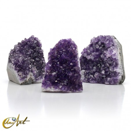 Amethyst Geode - one kilogram lot with 3 pieces