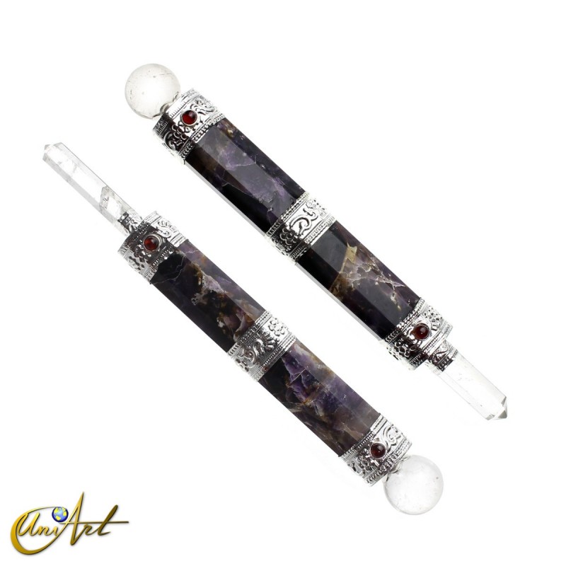Natural Stone Power Wand - amethyst