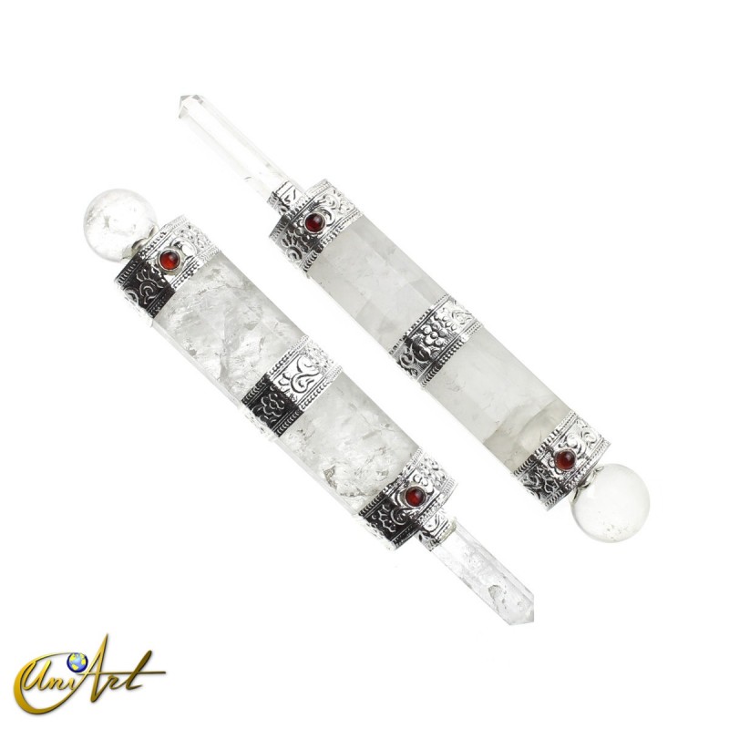 Natural Stone Power Wand - cristal quartz