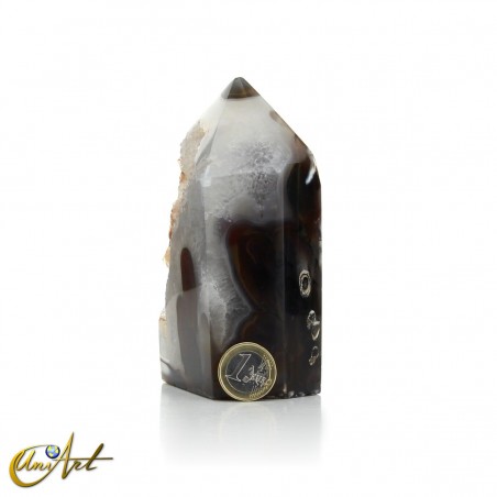 Punta de Ágata Natural Cristalizada