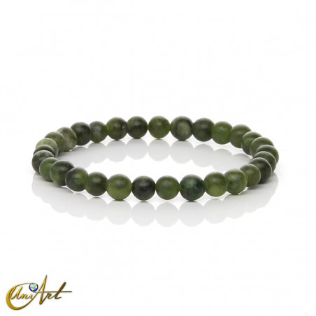Green Jade Bracelet (Elastic) – 6 mm