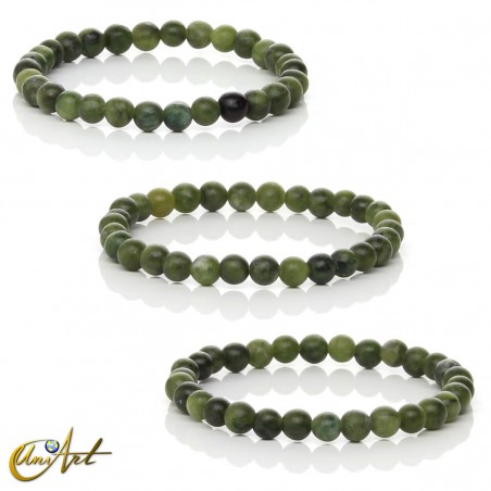 Green Jade Bracelet (Elastic) – 6 mm