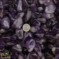 Amethyst tumbled stones