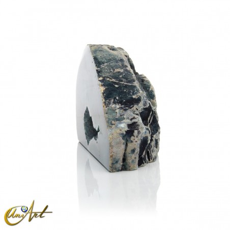 Green dyed agate - geode