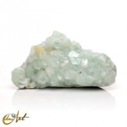 Green Apophyllite raw and Stilbite