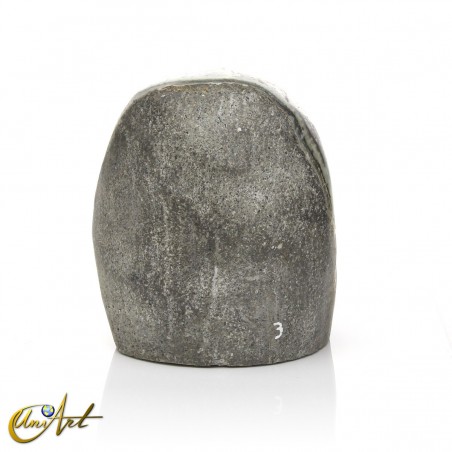 Uruguay amethyst, pale greyish shade