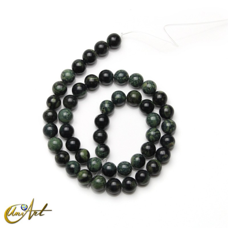 Jaspe kambaba, cuentas redondas de 8 mm