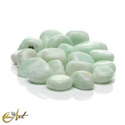Amazonite tumbled stones in packet of 200 grs