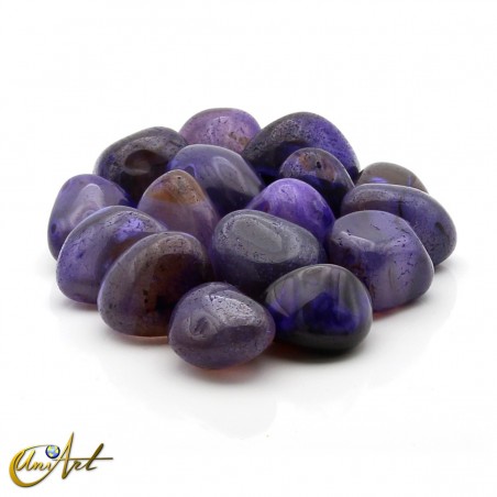 Ágata violeta - bolsa de cantos rodados 200 gramos