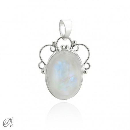 Romance pendant, moonstone in 925 silver