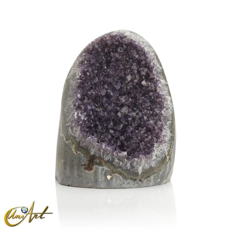 Amethyst polished edges