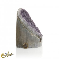 Amethyst polished edges
