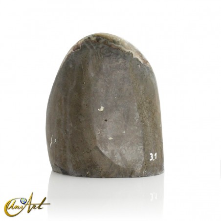 Amethyst polished edges