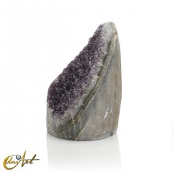 Amethyst polished edges
