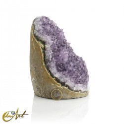 Amethyst Druse with Double Cavity