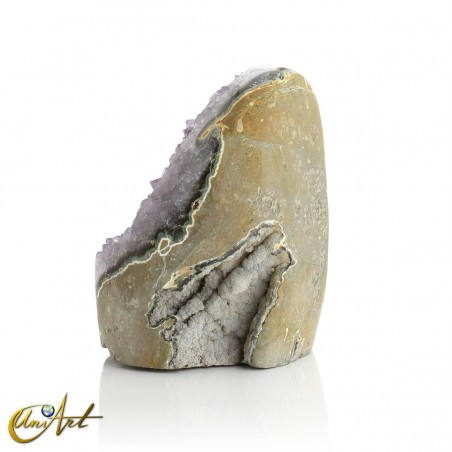 Amethyst Druse with Double Cavity