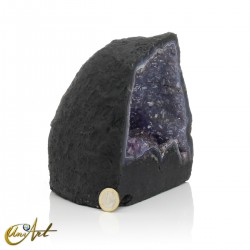 Geoda de amatista y calcedonia, Brasil