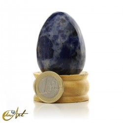 Sodalite egg for decoration