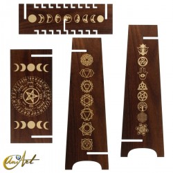 Wooden pendulum display stand - light