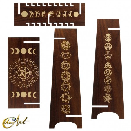 Wooden pendulum display stand - light