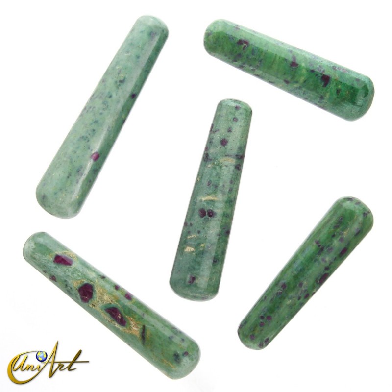 Ruby in zoisite massage wand