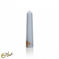 Medium Angelite point, 8 sides