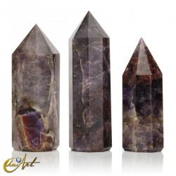 Large African amethyst point, 8 faces