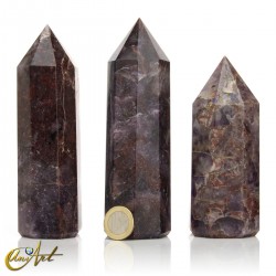Punta grande de amatista africana, 8 caras, 500 g