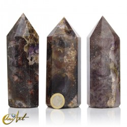 Punta grande de amatista africana, 8 caras, 600 g