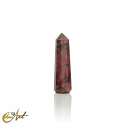 Rhodonite points with 8 faces, small