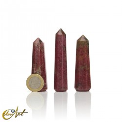 Puntas de rodonita con 8 caras, pequenas