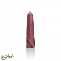 Rhodonite points with 8 faces, medium