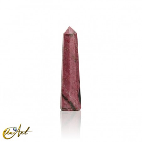 Rhodonite points with 8 faces, medium
